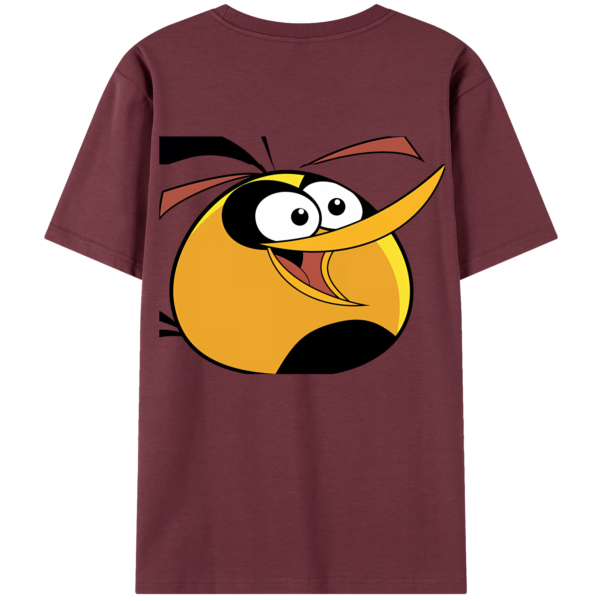 （画像用） Angry Birds アングリーバード 綿100％半袖Tシャツ（背面プリント）